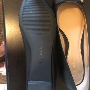 Size 11 black women’s Ralph Lauren flats